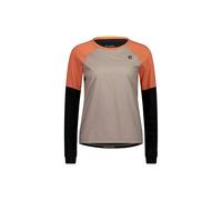 Maillot manches longues femme Mons Royale Tarn Beige M