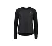 Mons Royale - Tarn Merino Bike Wind Jersey - T-shirt en laine mérinos femme Black - L