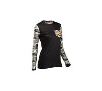 Maillot manches longues femme northwave wild all mountain noir camo