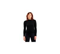 Maillot manches longues femme odlo full zip performance wool noir