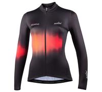 Maillot manches longues femme Stripes noir
