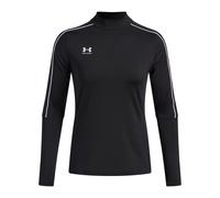 Under Armour Couche intermédiaire Challenger Femmes Quart-zip séchage rapide Noir/Blanc SM