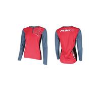 Maillot manches longues femme XLC JE-S22 Flowby Rouge