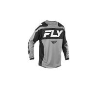 Maillot manches longues fly racing f 16 gris noir blanc