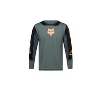 Maillot manches longues fox defend creation junior vert enfant