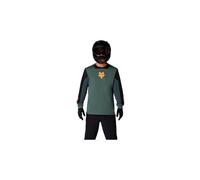 Maillot manches longues fox defend creation vert homme