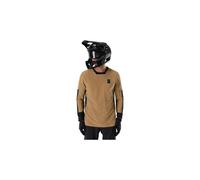 Maillot manches longues fox defend thermal brown sugar beige homme