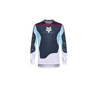 Maillot manches longues fox flexair elevated bleu blanc homme