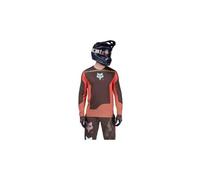 Maillot manches longues fox flexair elevated marron corail