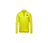Maillot manches longues gore wear 1 4 zip everyday thermo jaune fluo homme