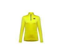 Maillot manches longues gore wear everyday thermo 1 4 zip jaune fluo femme