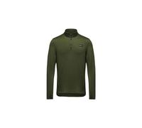 Maillot manches longues gore wear thermal 1 4 zip kaki homme