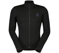 Maillot manches longues Gravel Warm Merino noir
