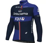 Maillot manches longues GROUPAMA - FDJ 2024 bleu foncé