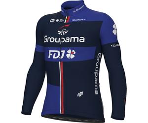 Maillot manches longues GROUPAMA - FDJ 2024 bleu foncé