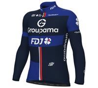 Maillot manches longues GROUPAMA - FDJ 2025 bleu foncé