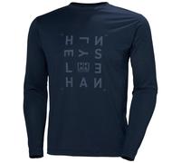 Helly Hansen Skog Graphic Tee Long Sleeve T-shirt Bleu XL Homme
