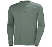 Helly Hansen Skog Graphic Tee Long Sleeve T-shirt Gris S Homme