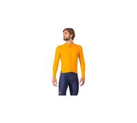 Maillot manches longues homme castelli espresso thermal orange