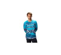 Maillot manches longues homme endura patchwork edition limitee bleu