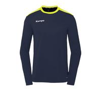 Kempa Sweat-shirt mixte Emotion 27 à manches longues Bleu marine/Jaune fluo M