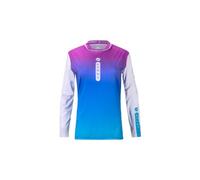 Maillot manches longues kenny charger blanc bleu femme