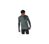 Maillot manches longues kiprun 1 2 zip run 900 warm vert homme