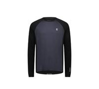 Mons Royale - Tarn Merino Long Sleeve - T-shirt en laine mérinos homme 9 Iron / Black - M