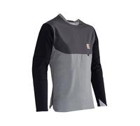 Maillot Manches Longues Mtb Allmtn 5.0 Gris/Noir Leatt Cyclisme Noir XS