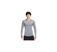 Maillot manches longues nike pro gris homme