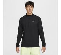 Nike Maillot de course Stride – Noir/Argent – Taille L