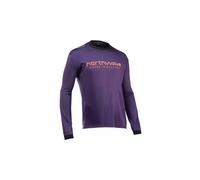 Maillot Northwave Sharp manche longue lilas logo orange - XL