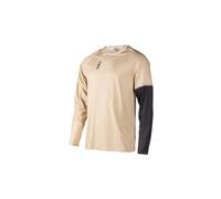 Maillot manches longues o neal element fr plain v 26 noir beige homme