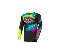 Maillot manches longues o neal mayhem reseda noir jaune fluo homme