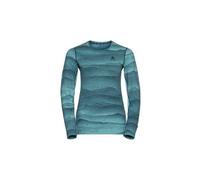 Maillot manches longues odlo whistler eco bleu femme