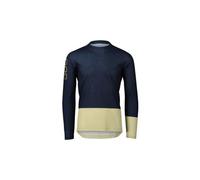 Maillot manches longues poc mtb pure bleu marine vert clair
