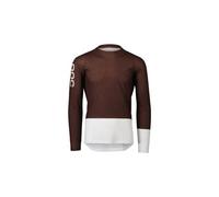 Maillot manches longues poc mtb pure marron blanc