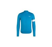 Maillot manches longues rapha core thermal bleu blanc homme
