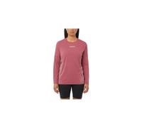 Maillot manches longues salomon sense aero graphic rouge femme