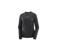 Maillot manches longues salomon shkout core noir femme