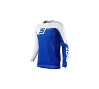 Maillot manches longues shot rogue revolt bleu blanc