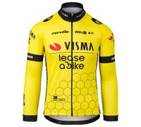 Maillot manches longues TEAM VISMA-LEASE A BIKE 2024 noir/jaune 2XL