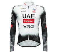 Maillot UAE Team Emirates 2025 Primapelle manches longues blanc noir - XL