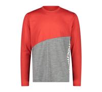 Cmp 32l2787 Long Sleeve T-shirt Rouge,Gris 3XL Homme