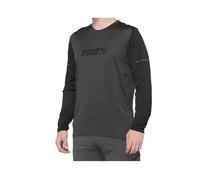 100percent Ridecamp Long Sleeve Jersey Gris M Homme Black / Charcoal