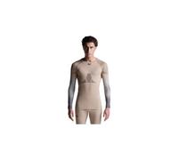 Maillot manches longues x bionic invent graphics beige gris homme