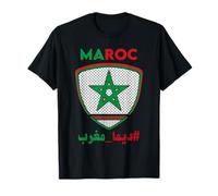 Maillot Maroc avec l'art du Keffiyeh palestinien T-Shirt