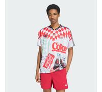 ADIDAS ORIGINALS T-Shirt 'Coca Cola Classic' menthe / rouge / noir / blanc, Taille S