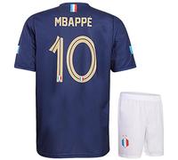 Maillot Mbappe Enfant - Maillot de Foot France Football Domicile - 2026 - Enfant et Adultes - Ensemble Foot - M