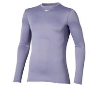 Mizuno Sous-vêtement technique mi-épais manches longues Violet S Homme